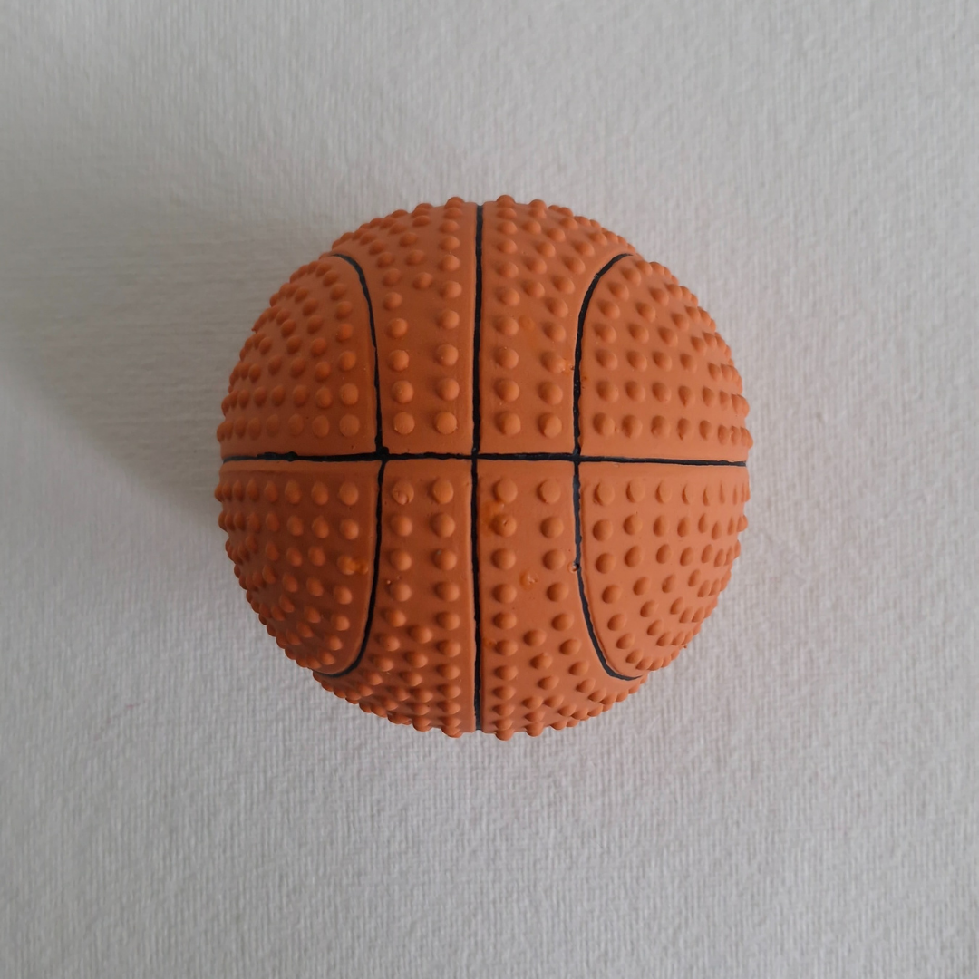 CNC Durable Squeaky Pet Basketball Toy
