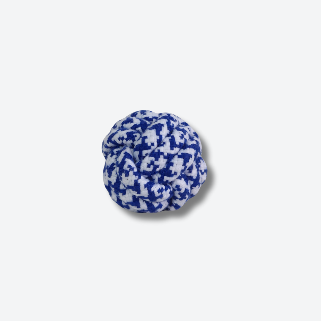 CNC Knotted Cotton Rope Ball - Chew & Fetch Toy