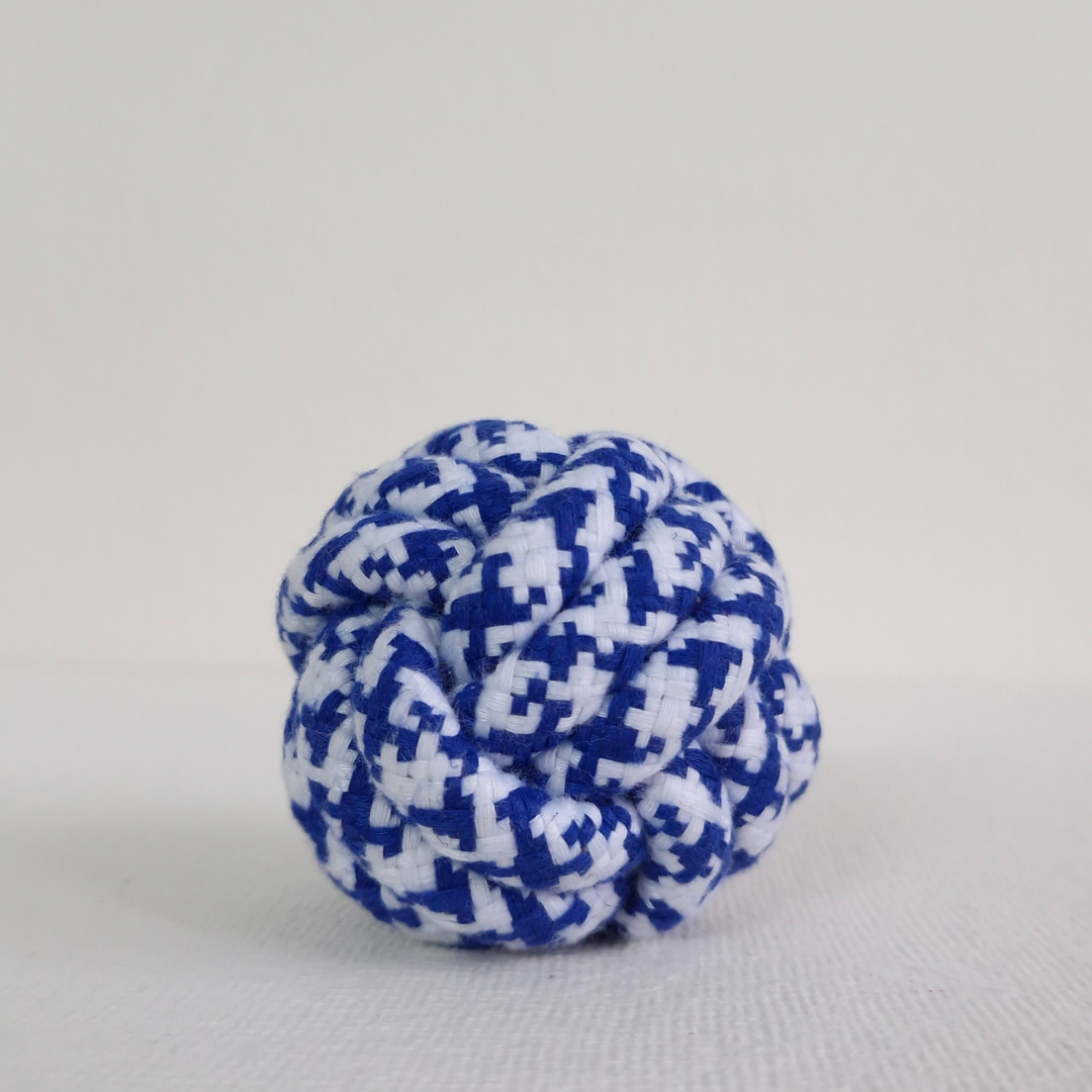 CNC Knotted Cotton Rope Ball - Chew & Fetch Toy