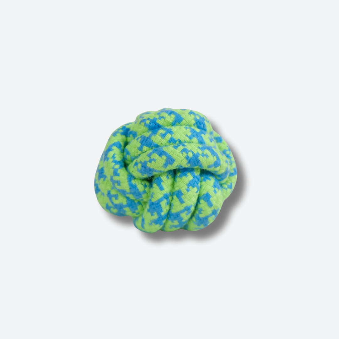 CNC Knotted Cotton Rope Ball - Chew & Fetch Toy
